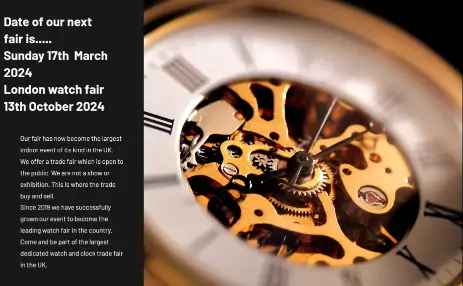 link to external site - Birmingham Clock and Watch show