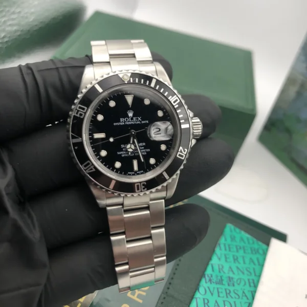 SOLD Rolex submariner 16610 1999 box and accessories - Image 10