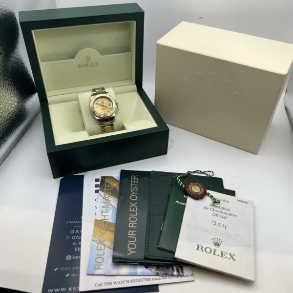 Rolex Yachtmaster 168623 year 2007 35mm box papers - Image 10