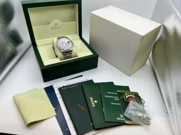 Rolex explorer 2 216570 FULLY STICKERED box and papers - Image 9