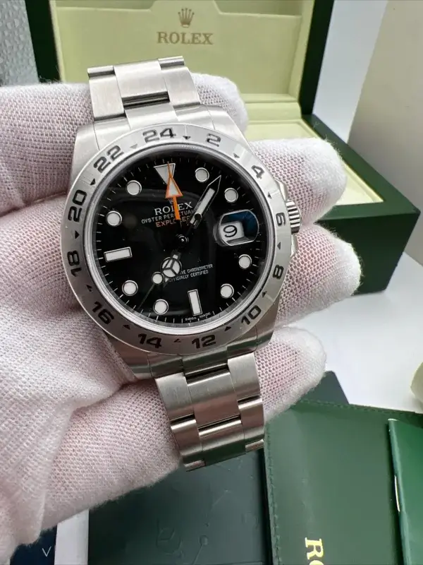 Rolex explorer 2 216570 FULLY STICKERED box and papers - Image 2