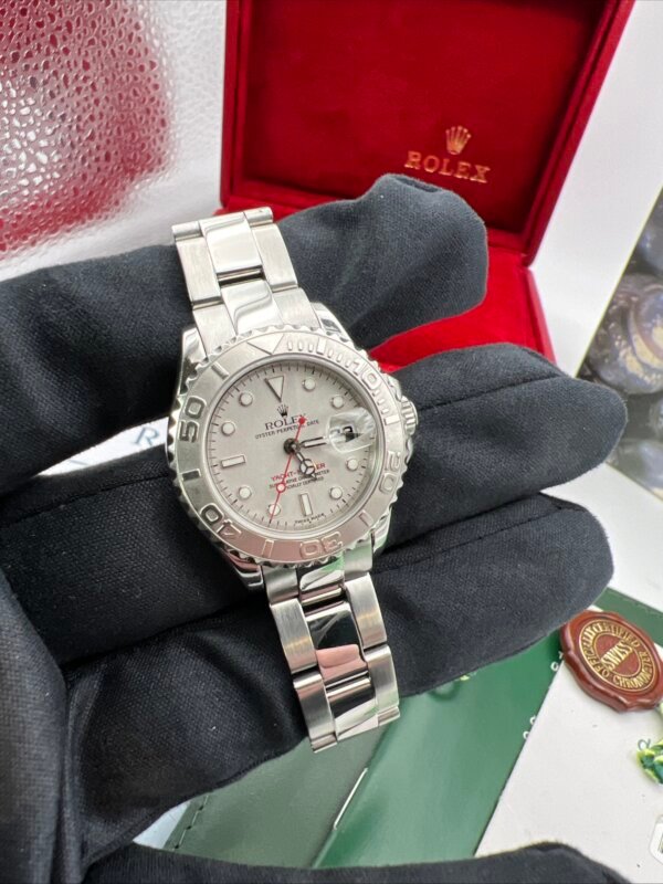 Rolex ladies Yachtmaster 169622 box papers  serviced - Image 2