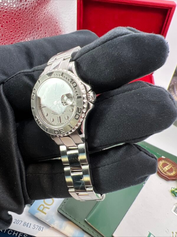 Rolex ladies Yachtmaster 169622 box papers  serviced - Image 5