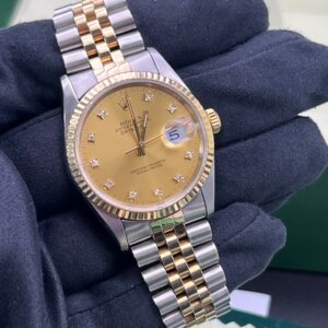 Rolex Datejust watch 16233 2006 box papers factory diamond