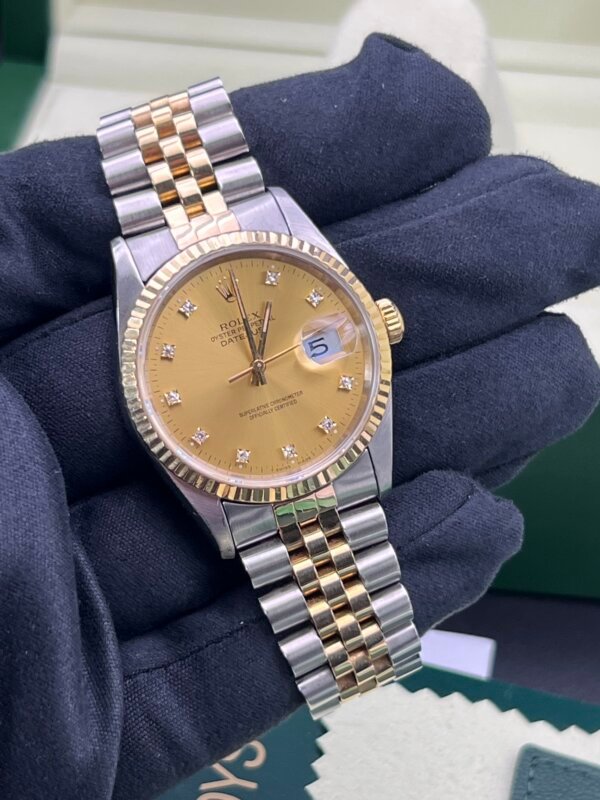 Rolex Datejust watch 16233 2006 box papers factory diamond