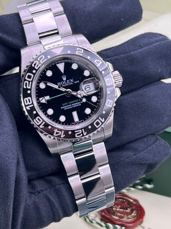 Rolex GMT Master II 2009 116710ln box accessories