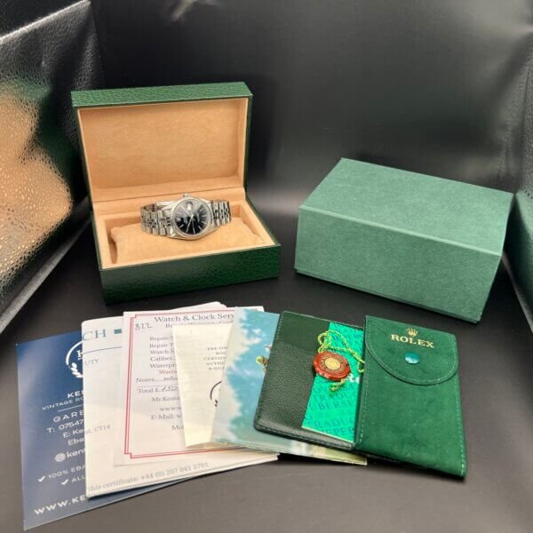 Rolex Datejust watch 16014 accessories serviced - Image 11