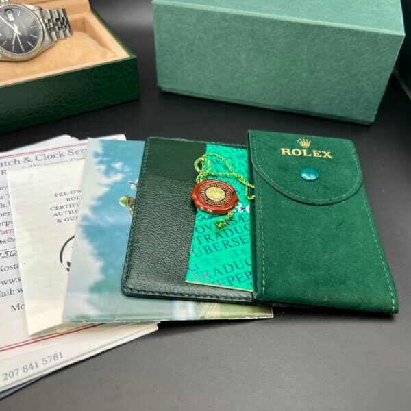 Rolex Datejust watch 16014 accessories serviced - Image 12