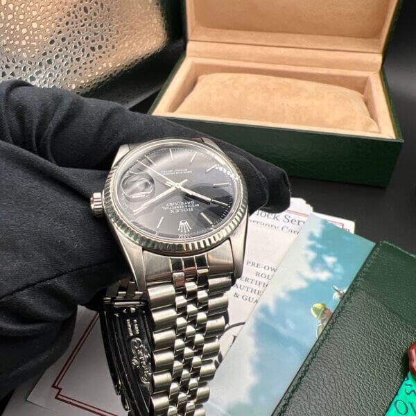 Rolex Datejust watch 16014 accessories serviced - Image 5