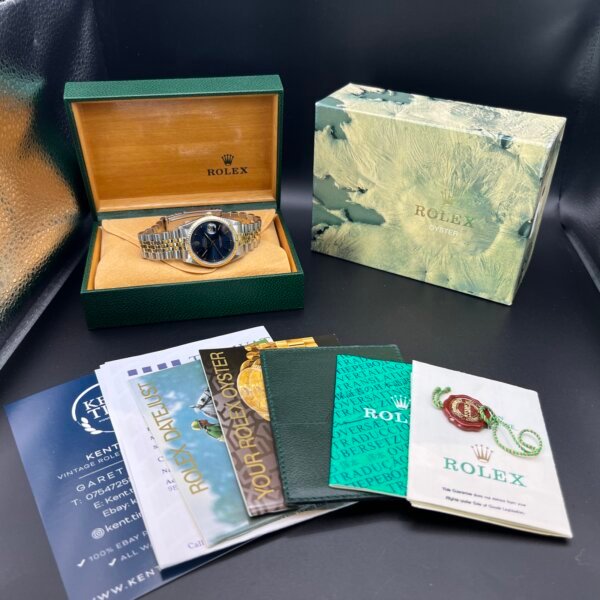 Rolex Datejust watch 16233 box papers. - Image 9