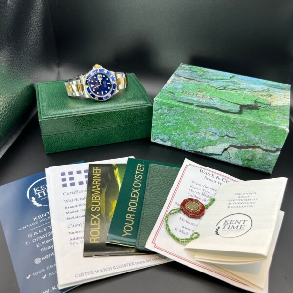 Rolex submariner 16613 2003 box accessories serviced - Image 4