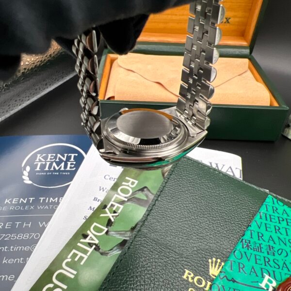 Rolex Datejust watch 16014 1982 box accessories - Image 10