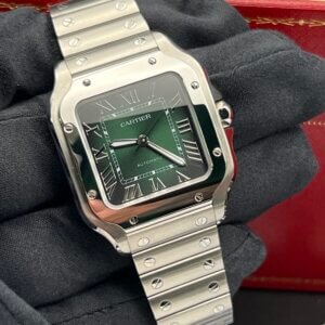 Cartier santos de Cartier wssa0061 green 2025 full set