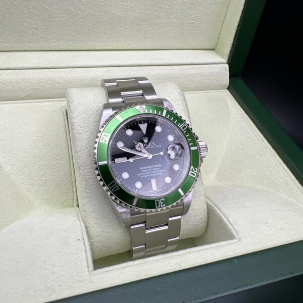 Rolex submariner 16610lv 2005 collector set ‘kermit’ - Image 17