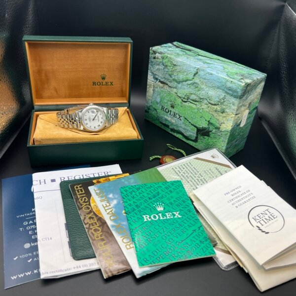 Rolex Datejust watch 16234 1991 box papers - Image 9