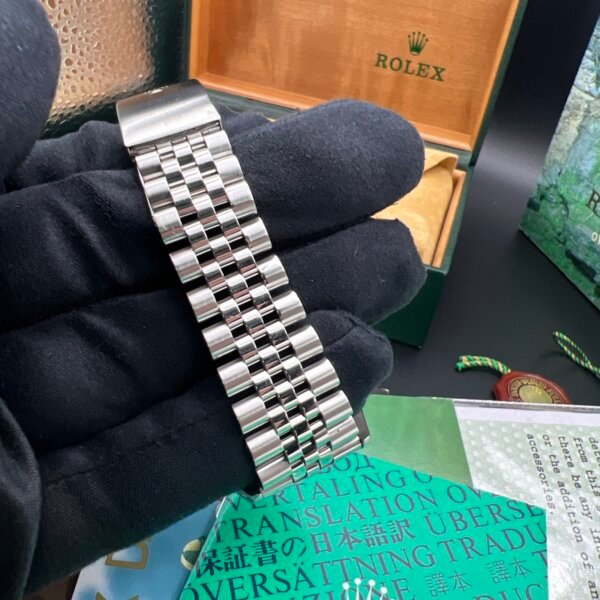 Rolex Datejust watch 16234 1991 box papers - Image 6