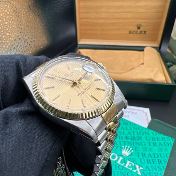 Rolex Datejust watch 16013 box, accessories serviced - Image 3