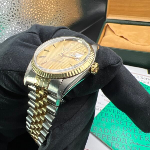 Rolex Datejust watch 16013 box, accessories serviced - Image 4