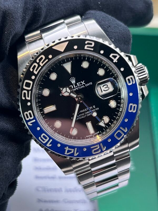 Rolex GMT MASTER II ‘Batman’. Full set 2016 - Image 3