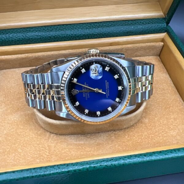 Rolex Datejust watch 16233 1997 box papers. - Image 10