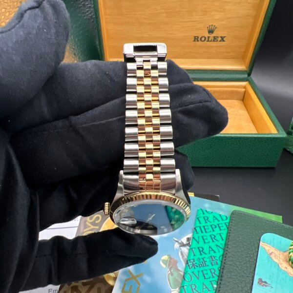 Rolex Datejust watch 16233 1997 box papers. - Image 5