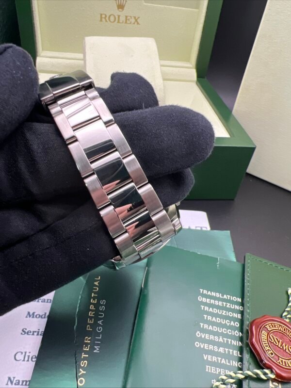 Rolex milgauss 116400 rare grey dial. 2008 - Image 10