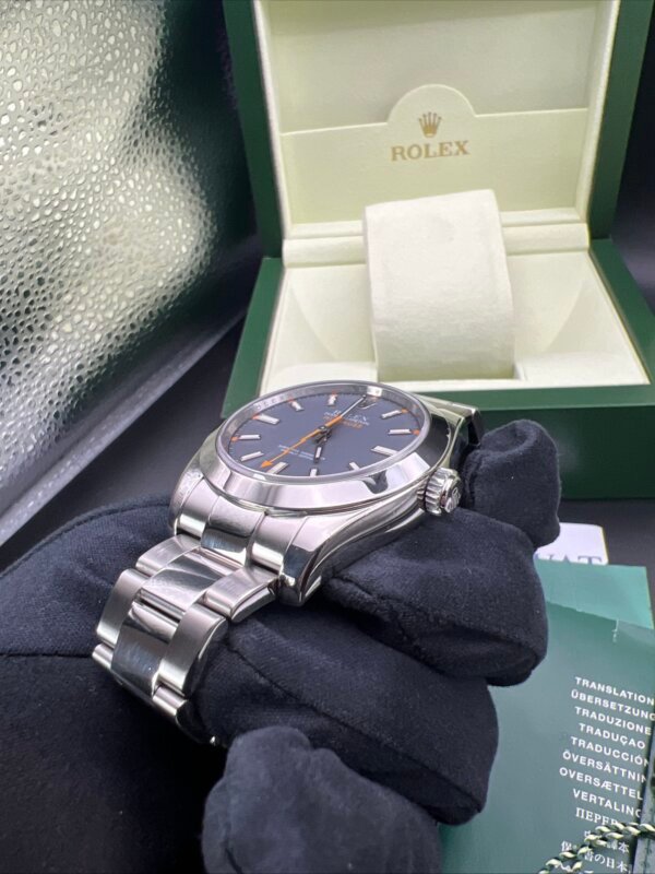 Rolex milgauss 116400 rare grey dial. 2008 - Image 8