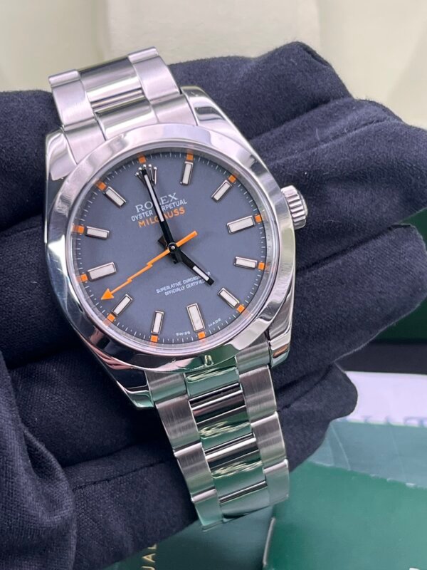 Rolex milgauss 116400 rare grey dial. 2008