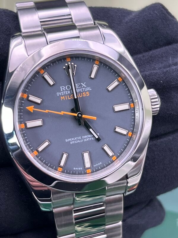 Rolex milgauss 116400 rare grey dial. 2008 - Image 2
