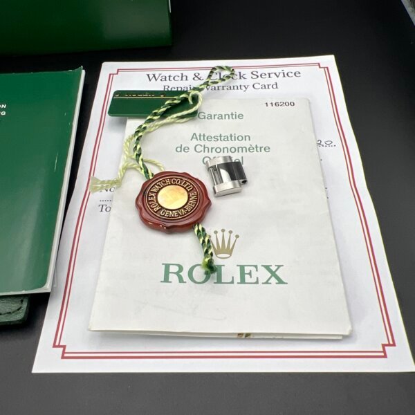Rolex Datejust watch 116200 box papers 2006 - Image 14