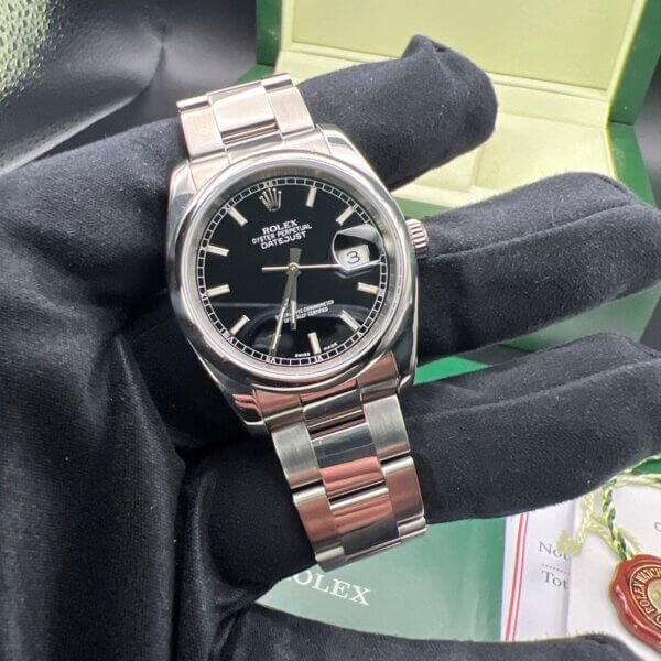 Rolex Datejust watch 116200 box papers 2006 - Image 2