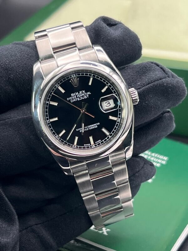 Rolex Datejust watch 116200 box papers 2006