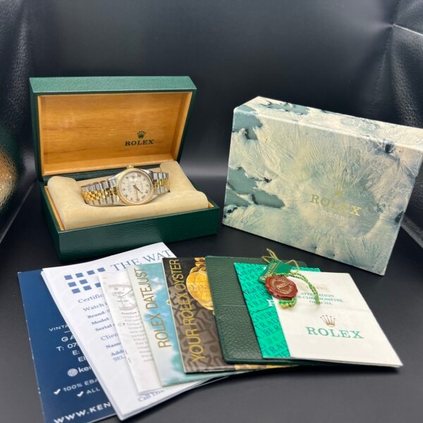 Rolex Datejust watch 16233 box papers.(1020) - Image 7