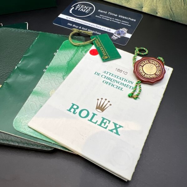 Rolex Submariner Watch  16610 With Box Papers  40mm 2000 Serviced (1005) - Image 10