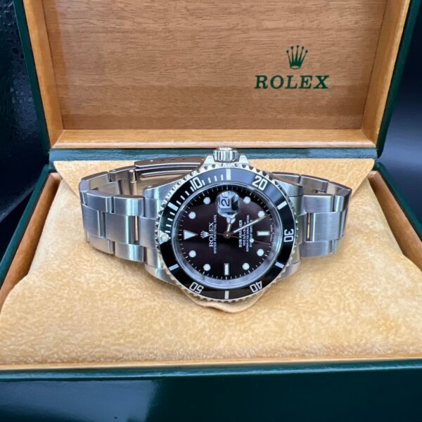 Rolex Submariner Watch  16610 With Box Papers  40mm 2000 Serviced (1005) - Image 11