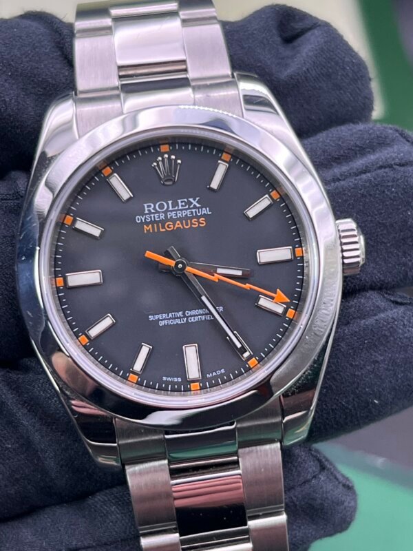 Rolex Milgauss Watch 116400 Box Papers (1047) - Image 2