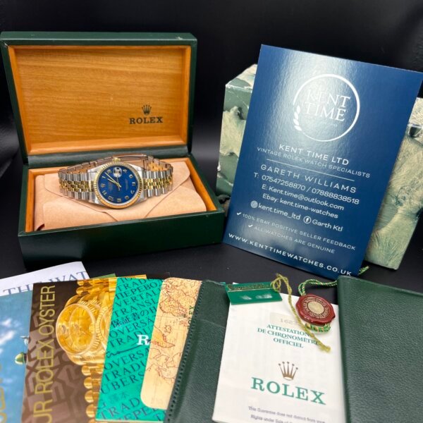 Rolex Datejust watch 16233 box,papers(1032) - Image 11