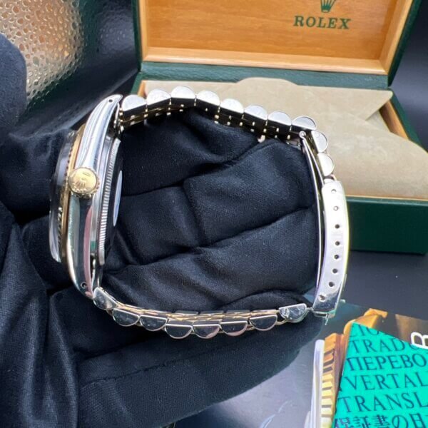Rolex Datejust Gents Watch 36mm Steel And Gold-Box-Papers-serviced(1034) - Image 10