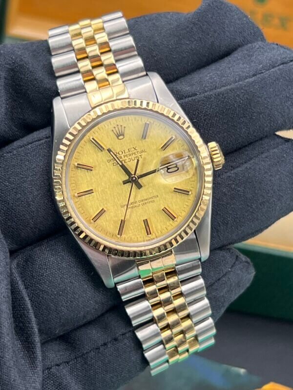 Rolex Datejust Gents Watch 36mm Steel And Gold-Box-Papers-serviced(1034)