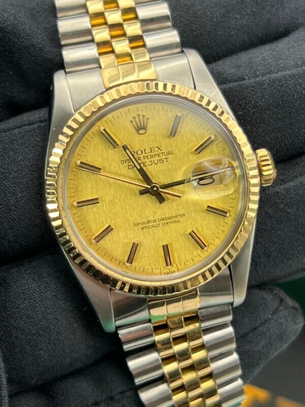 Rolex Datejust Gents Watch 36mm Steel And Gold-Box-Papers-serviced(1034) - Image 3