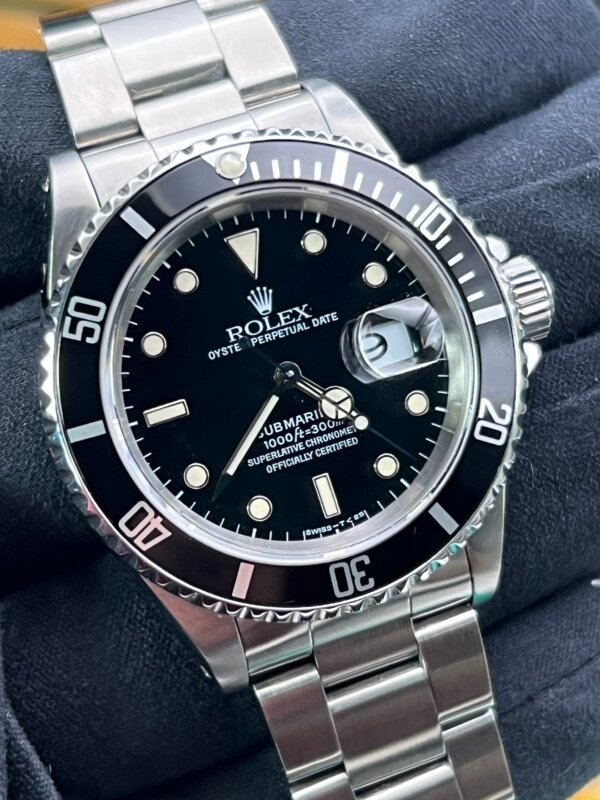 Rolex Submariner Watch  16610 With Box and Accessories 40mm (1059) - Image 5