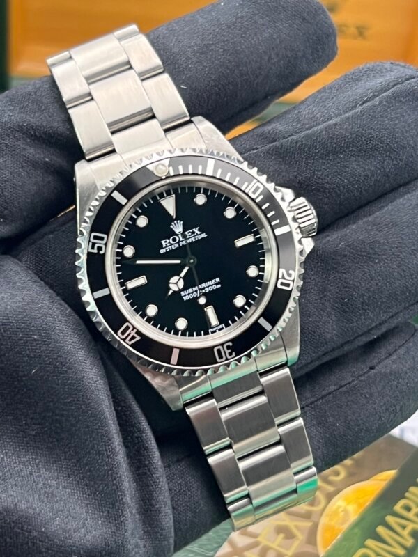 ROLEX Submariner Watch 14060 40mm 1999 Swiss Only  (1058) - Image 6