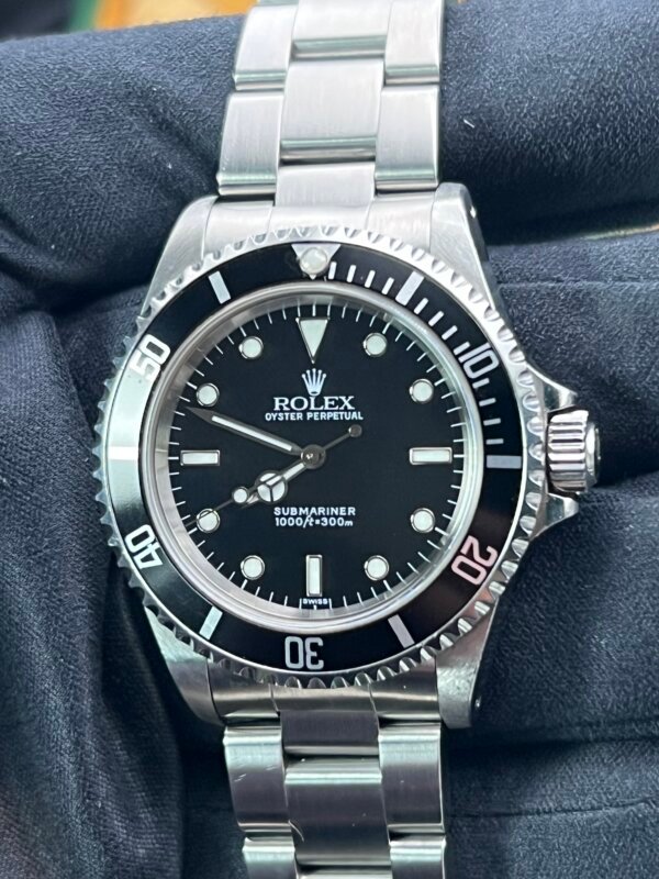 ROLEX Submariner Watch 14060 40mm 1999 Swiss Only  (1058) - Image 5