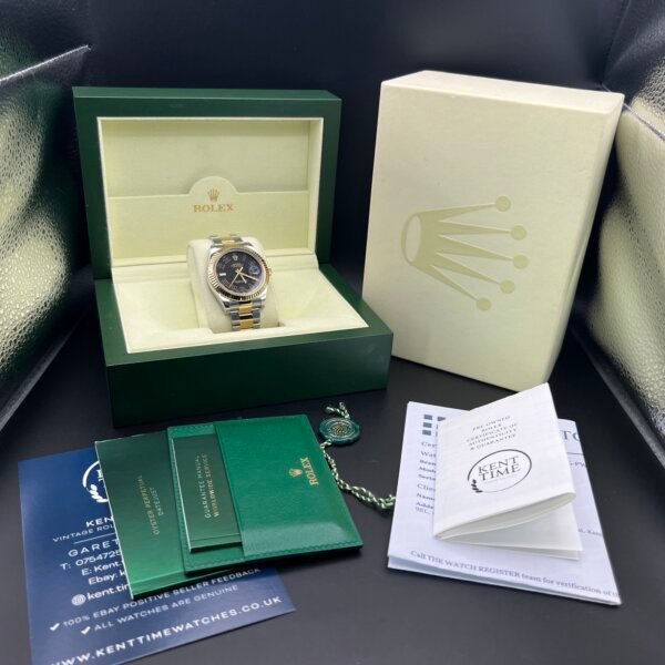 Rolex Datejust II 116333, Steel and Gold , 41mm Roman Dial (1072) - Image 11