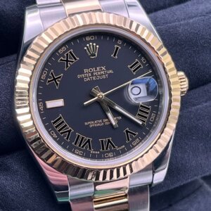 Rolex Datejust II 116333, Steel and Gold , 41mm Roman Dial (1072)