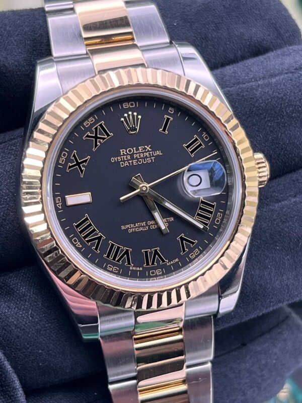 Rolex Datejust II 116333, Steel and Gold , 41mm Roman Dial (1072)