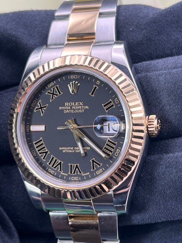 Rolex Datejust II 116333, Steel and Gold , 41mm Roman Dial (1072) - Image 4