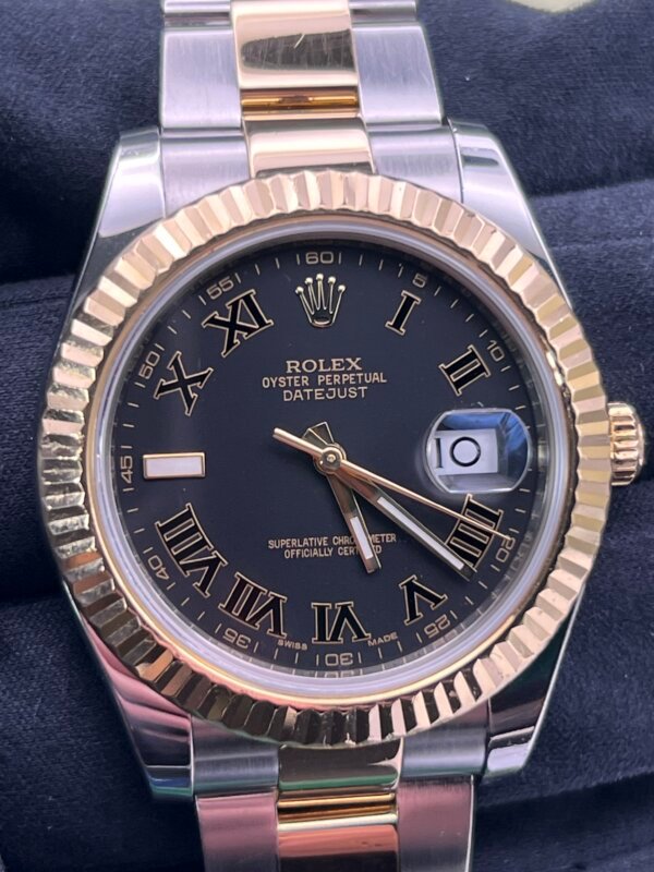 Rolex Datejust II 116333, Steel and Gold , 41mm Roman Dial (1072) - Image 5
