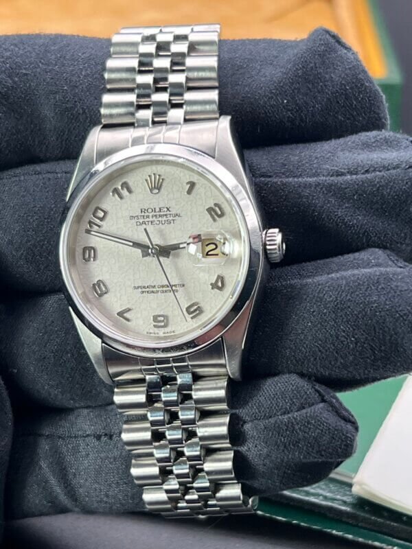 Rolex Datejust watch 16200 box papers 2001 - Image 3
