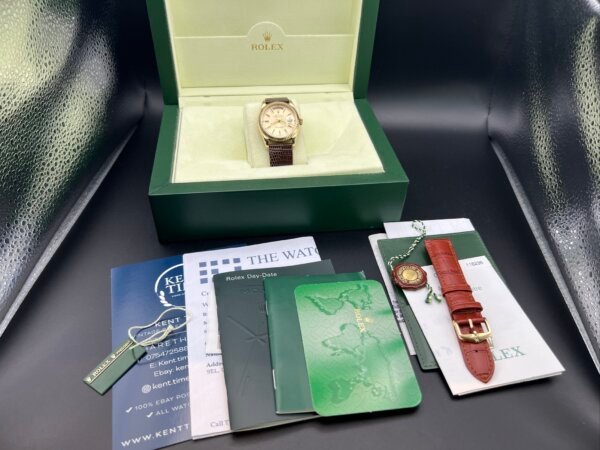 Rolex Day Date Watch 118238 Box Papers 2005 (1071) - Image 12